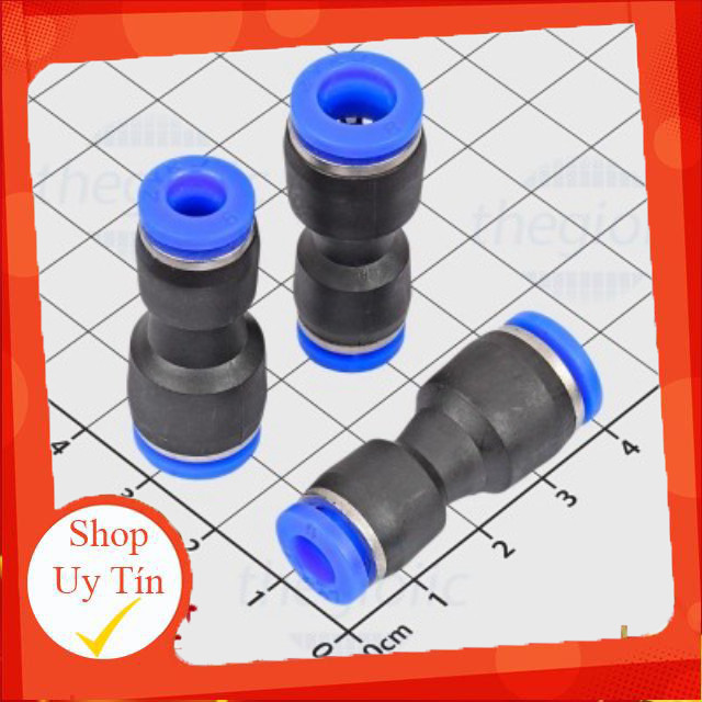 [10 Cái]- PG8-6 Đầu Nối Khí Nén Ống 8-6mm Giang Tech Hub