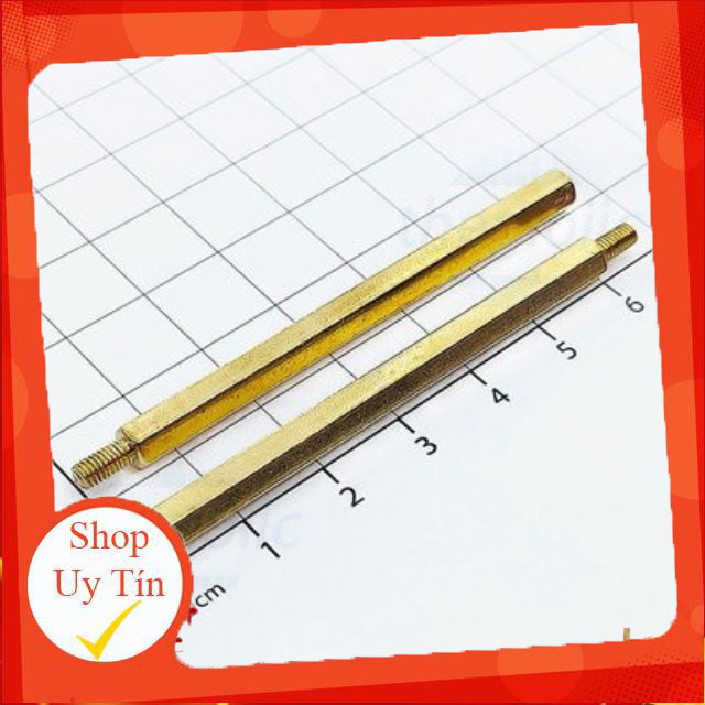 [3 Cái]- Trụ Đồng HEX-M3 Đực-Cái Dài 60mm Giang Tech Hub
