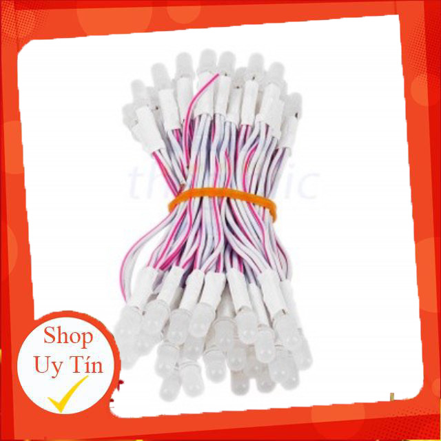 Led Ruồi Liền Dây 5mm 5V 0.02W Màu Trắng Giang Tech Hub