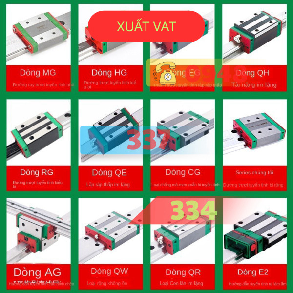 Hiwin  MGW Mgn7c 9C 12c 15C 9H 12H