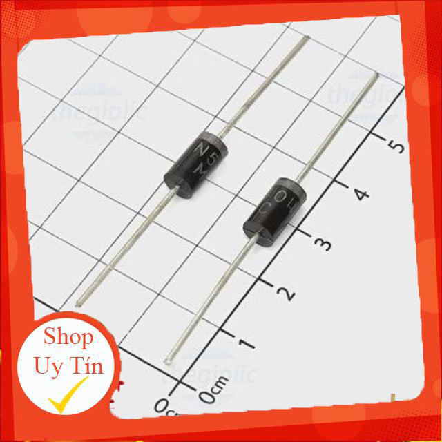 [30 Cái]- 1N5404 Diode Chỉnh Lưu 3A 400V DO-201AD Giang Tech Hub