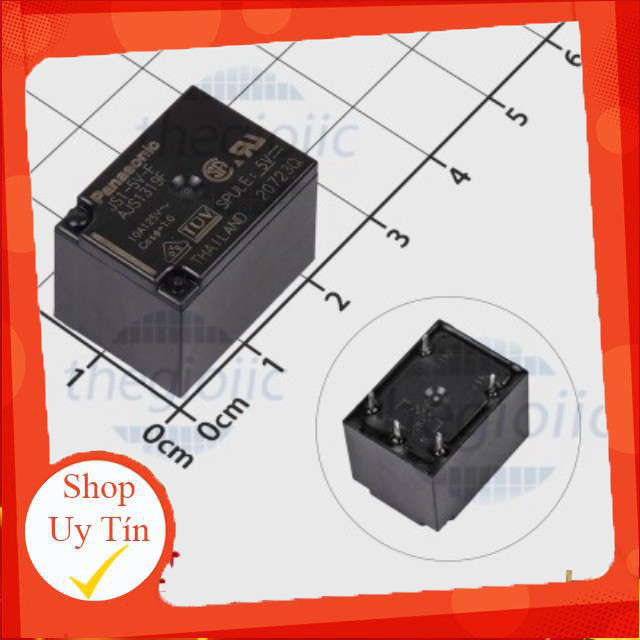 JS1-5V-F Rơ Le 5VDC 10A SPDT 5 Chân Giang Tech Hub