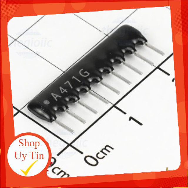 [10 Cái]- A09-471GP Điện Trở Thanh 9 Chân 470 Ohm 5% Giang Tech Hub