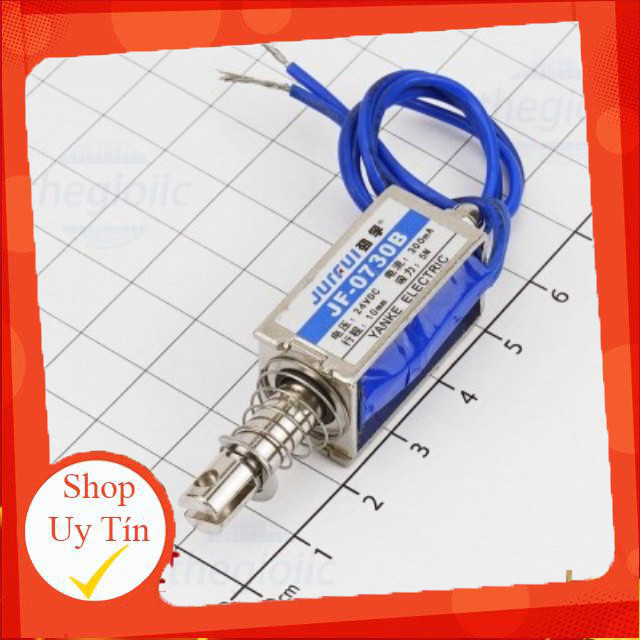JF-0730B Khóa Chốt Điện 24VDC 300mA Giang Tech Hub