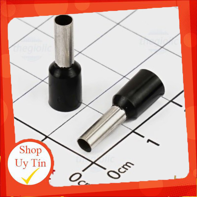 [50 Cái]- E4009 Cos Pin Rỗng Cỡ Dây 4mm2 Màu Đen Giang Tech Hub