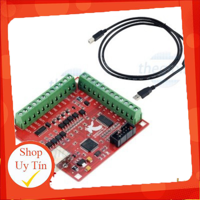 Mạch CNC BOB MACH3 USB 5VDC Giang Tech Hub
