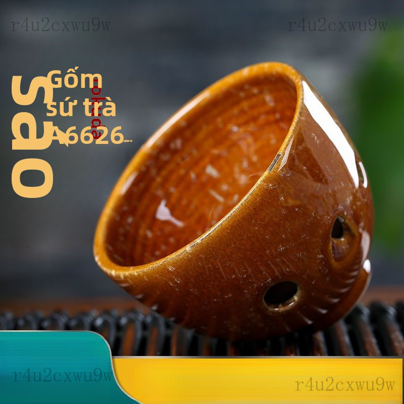 Đài Loan TNG Ocarina6Cốc trà gốm sứ sáu lỗ ocarina AC Sáo cốc, một nhạc cụ cao cấp.