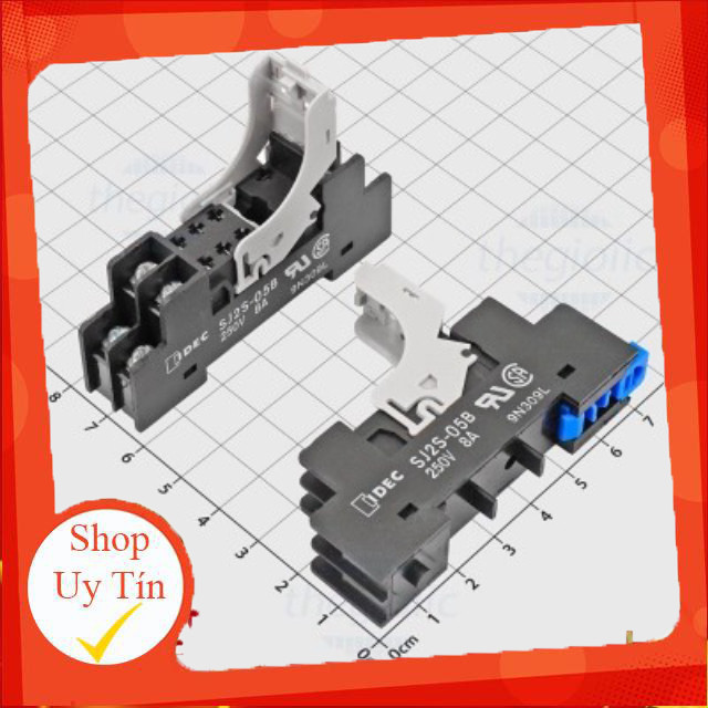 SJ2S-05B Đế Relay 8 Chân Giang Tech Hub