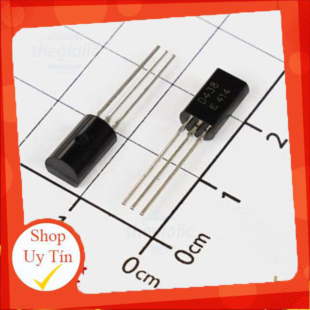 [5 Cái]- D438 Transistor NPN 80V 0.7A 3 Chân TO-92 Giang Tech Hub