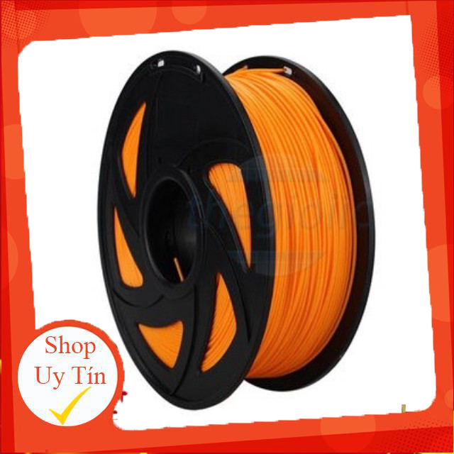 Cuộn Nhựa In 3D PLA 1.75mm 1KG Màu Cam Chất Lượng Tốt Giang Tech Hub
