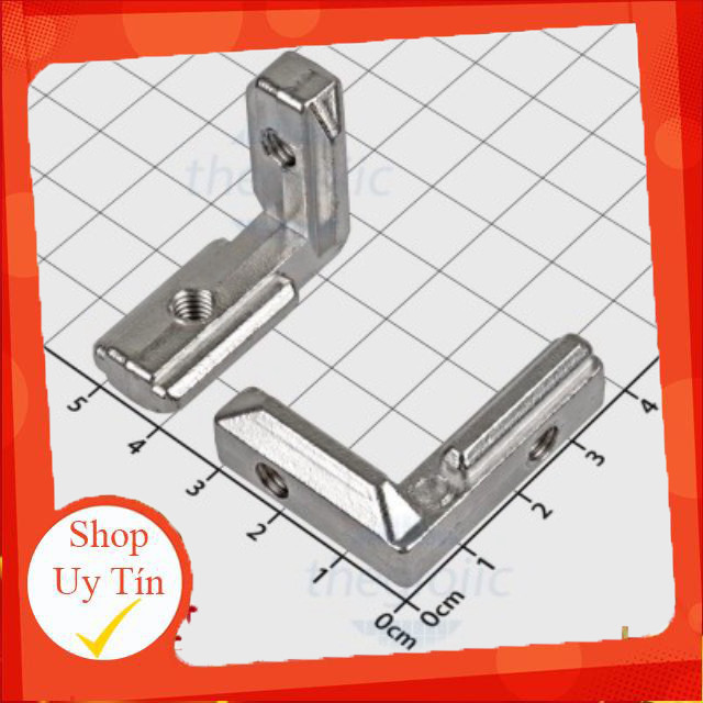 [2 Cái]- Ke Góc Chìm L Cho Nhôm Định Hình QT 30x30 Giang Tech Hub