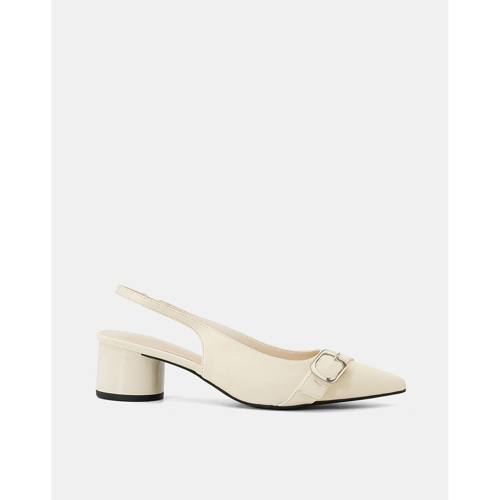 Giày Cao Gót Nữ 5cm Thời Trang JUNO Giày Cao Gót Phối Khóa Trang Trí CG05162