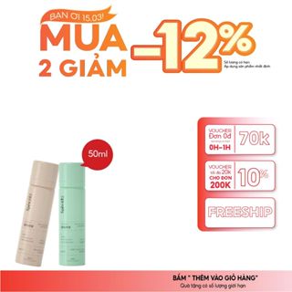 ​Spes Dầu Gội Khô 50ml - Giữ Tóc Bồng Bềnh Suốt 8 Giờ, Không Cần Gội Nước