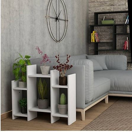 Kệ gỗ cạnh sofa hay kệ góc nhà trang trí phòng khách mà tiện dụng [kệ treo tường - kệ trang trí - kệ
