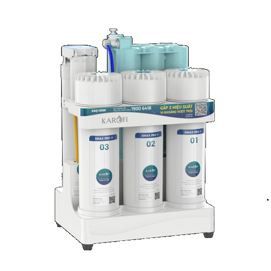 GIAO TOÀN QUỐC - Máy lọc nước để gầm RO Karofi 10 LÕI KAQ-U50K
