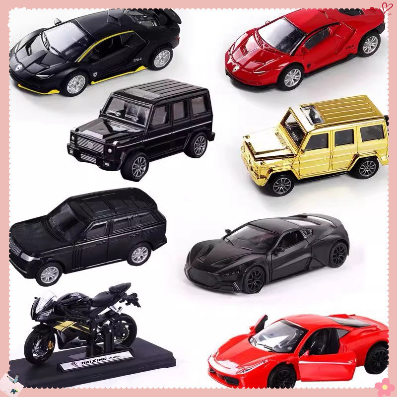 COMBO 3  - Siêu xe G63, mô hình oto trang trí bánh sinh nhật, oto G63 đủ màu trang trí