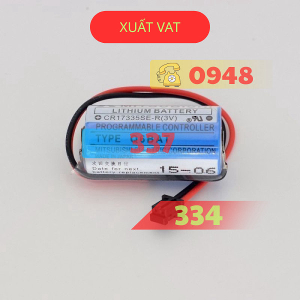 Pin nuôi nguồn Mitsubishi Q6BAT CR17335SE-R (3V)