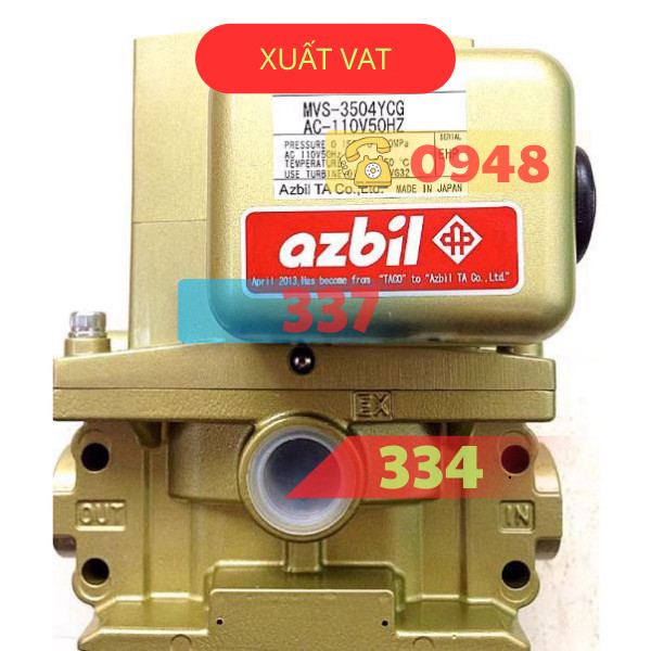 Van điện từ đôi Azbil TACO MVS-3506JYCL
