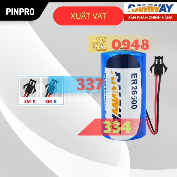 Pin Ramway ER26500 3.6V 9000mAh chính hãng