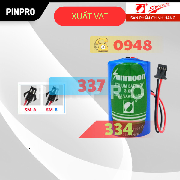 Pin Sunmoon ER14250 3.6V 1200mAh chính hãng