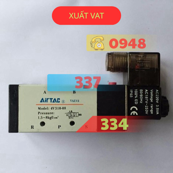 Van Điện Từ Airtac 4V310-08 DC24V