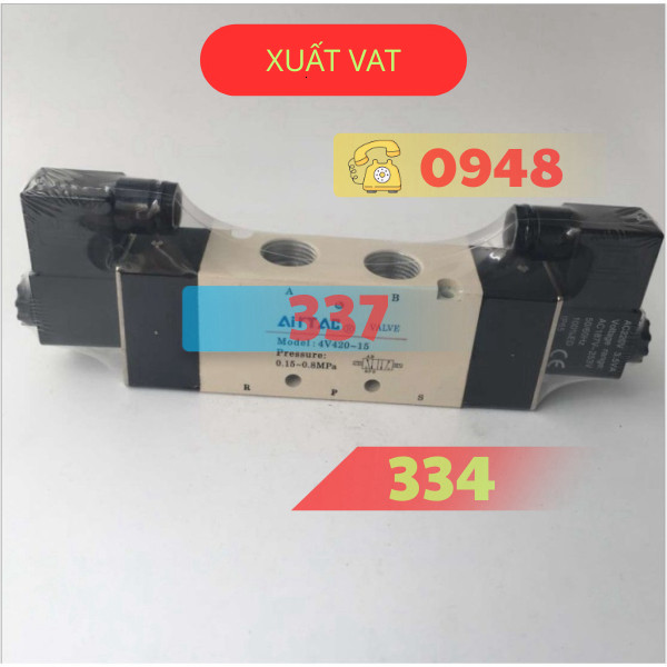 Van điện từ AirTAC Yade 4V420-15-A AC220V