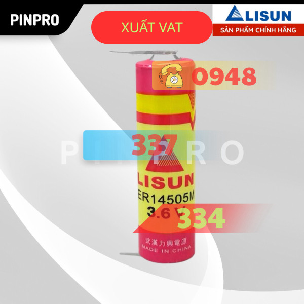 Pin nuôi nguồn Lisun ER14505M 3.6V 2200mAh ER14505 chính hãng