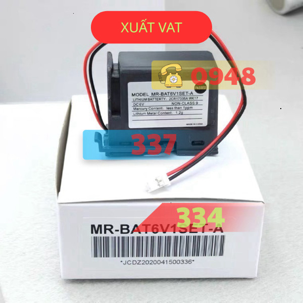 Pin nuôi nguồn MR-BAT6V1SET-A 6V 2CR17335A WK17 Servo MR-J4