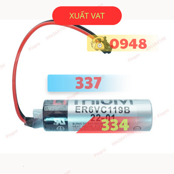 Pin nuôi nguồn Toshiba ER6VC119A ER6VC119B ER6V 3.6V PLC