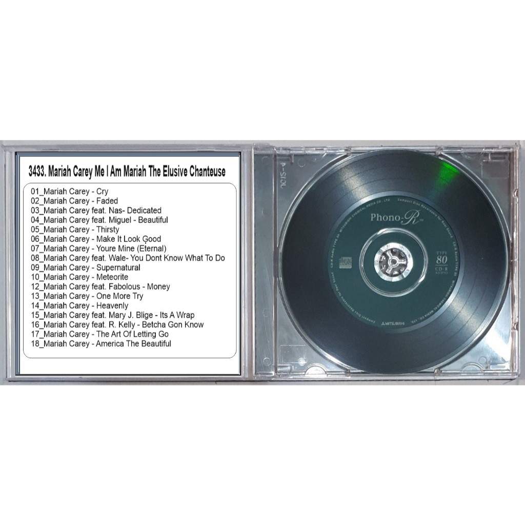 ĐĨA CD 3433. Mariah Carey Me I Am Mariah The Elusive Chanteuse chất lượng cao