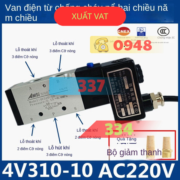 Van Điện Từ  4v210-08  4v310