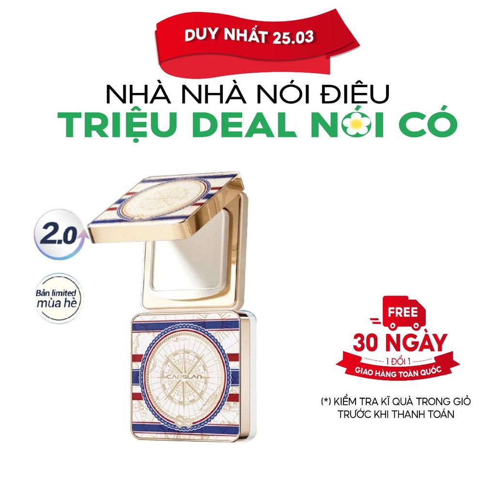 Phấn Nén Carslan 2.0 Limited Edition: Mịn Lì, Kiềm Dầu Tối Ưu, Thiết Kế Độc Quyền Sang Trọng