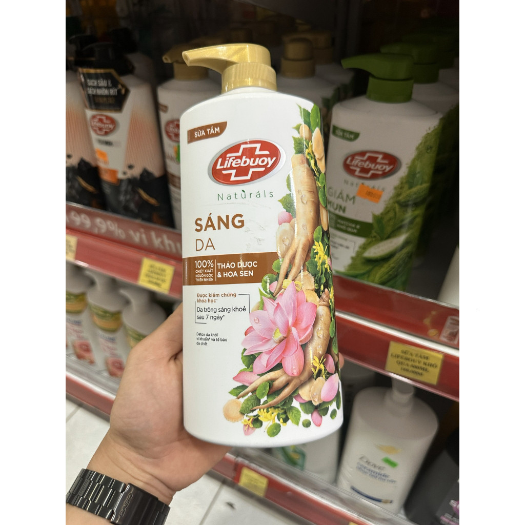 Sữa Tắm Naturals Lifebuoy Thảo Dược, Hoa Sen Bổ Trợ Sáng Da, Bảo Vệ Tốt

Hoặc 

Lifebuoy Naturals Sữ