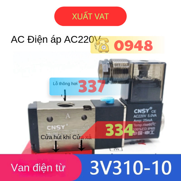 Van Điện Từ  3v210-08-nc  3v310-10/3v410-15/3v110-06