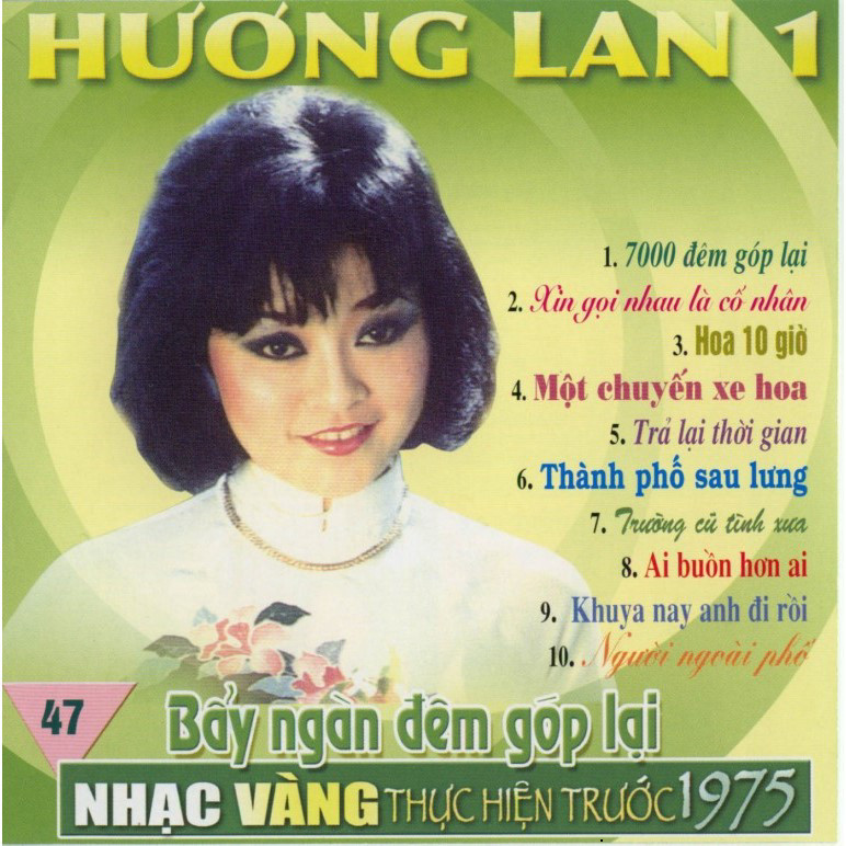 ĐĨA CD 3463. Huong Lan 1 - Bay Ngan Dem Gop Lai chất lượng cao