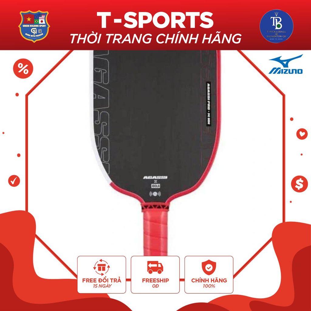 Vợt Pickleball Joola SS25 - Agassi Pro IV bản 14mm - Tấn Công + Kiểm Soát Cao