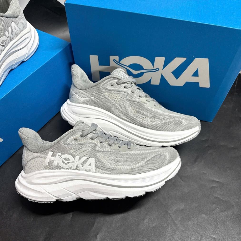 Giày thể thao Hoka Clifton 10 Grey White