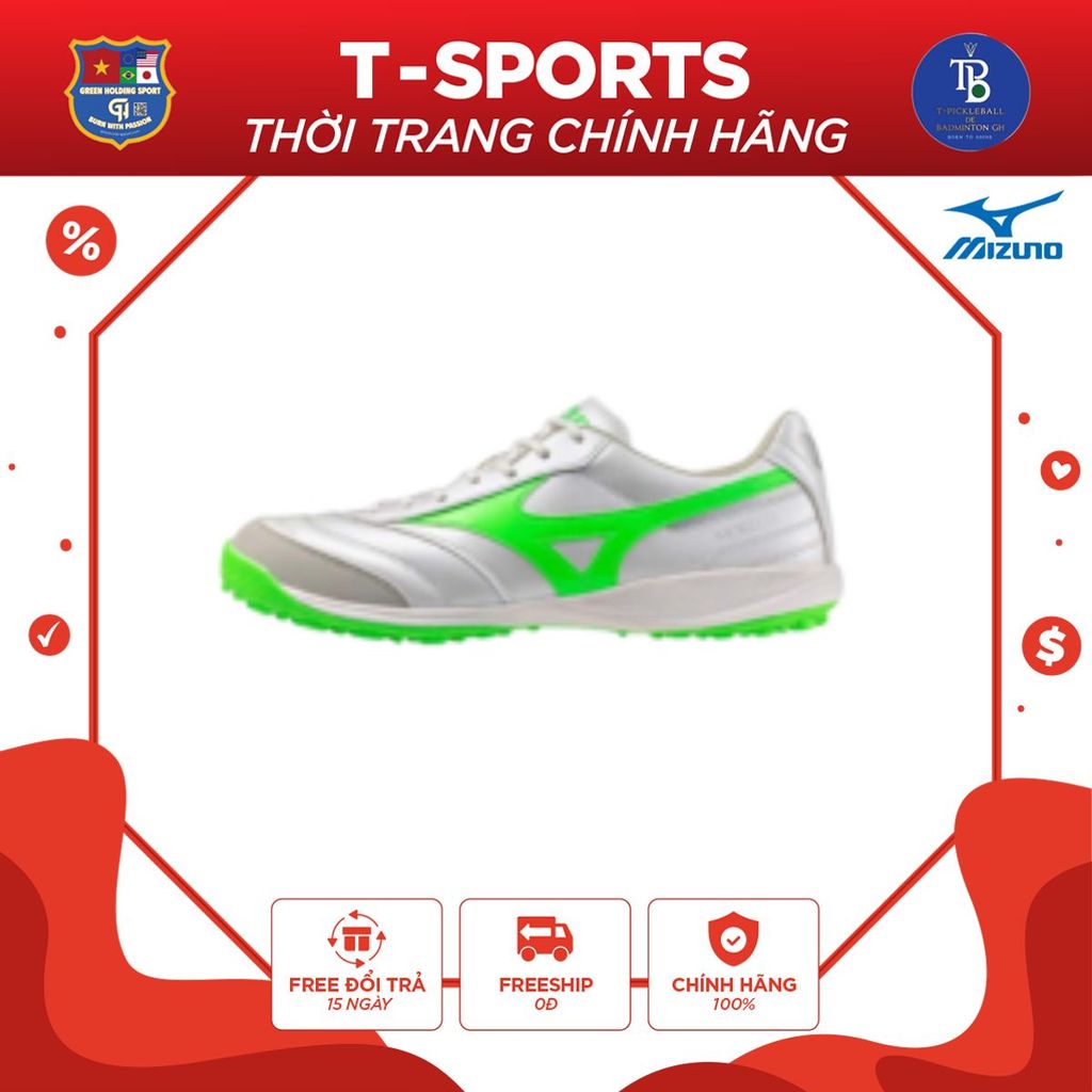 Giày Đá Bóng Mizuno Morelia Sala Pro Tf - Da Mềm, Bám Sân, Êm Chân