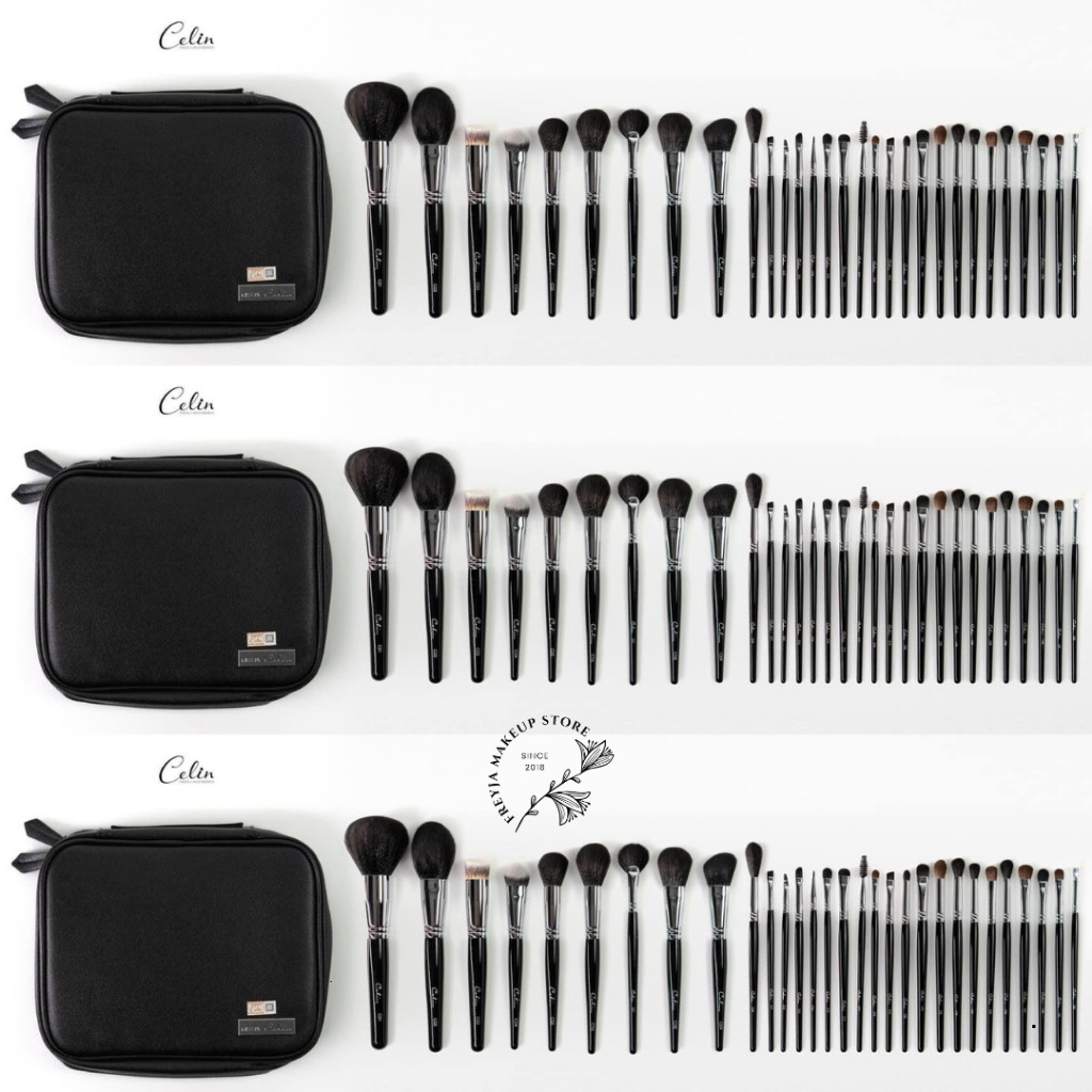 Bộ Cọ Lông Thú Make Up Chuyên Nghiệp Missie By Celin 30 cây, Lông mềm mượt sang chảnh - Freyja.Makeu