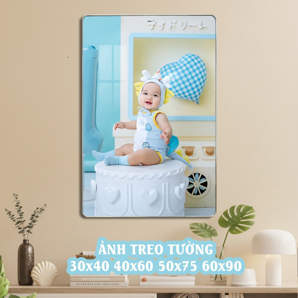 Ảnh treo tường 30x40 40x60 50x75 60x90 cm in theo yêu cầu,  in ảnh từ điện thoại