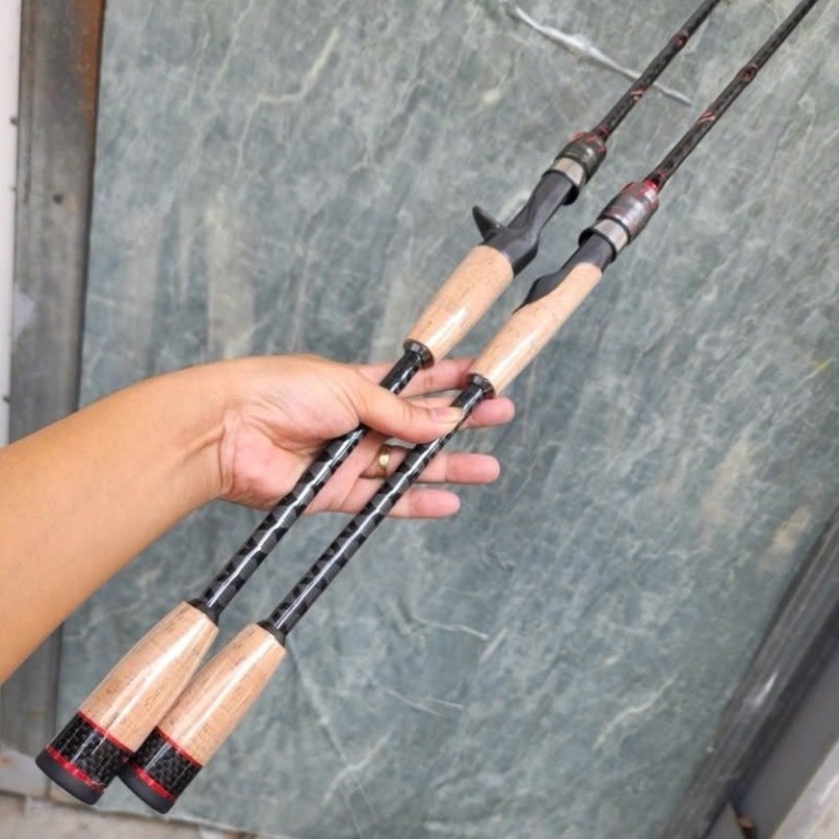 Cần Câu Lure Carbon Hi Power - Thế Hệ II - Slidebar đầu bu chống xoắn