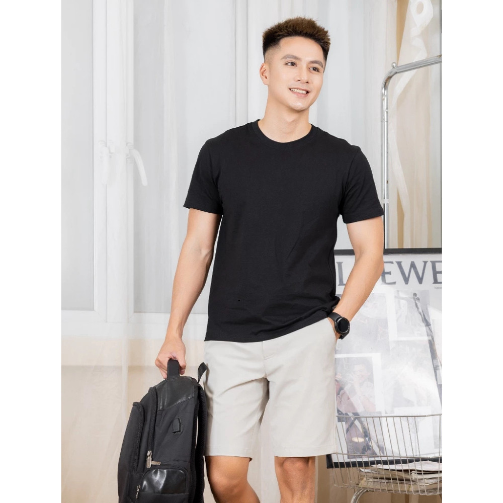 💝BASIC💝áo phông T-Shirt Nam Slimfit H90 Chất Cotton Co Giãn 4 Chiều Tốt TST01