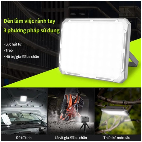 Đèn Camping Model KXK 686 LED 1000LM 5730  -  có thể điều chỉnh độ sáng, pin tích hợp có thể sạc lại