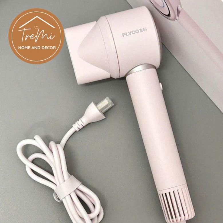 Máy sấy tóc Flyco FH6371 ion tốc độ cao công suất 1600W chính hãng _Bambobi