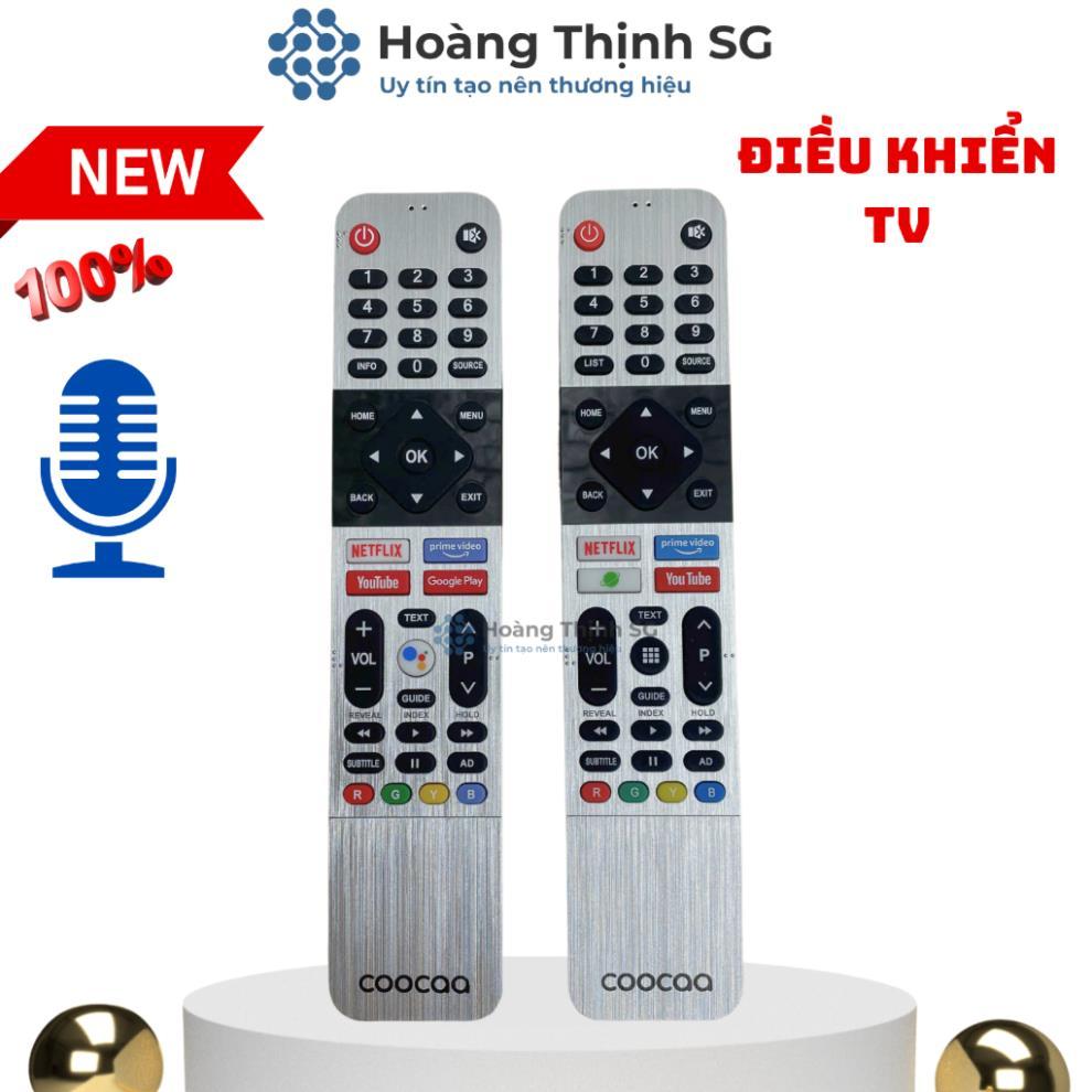 Remote điều khiển tivi COOCAA Mẫu 01, điều khiển TV COOCAA - Tặng kèm pin