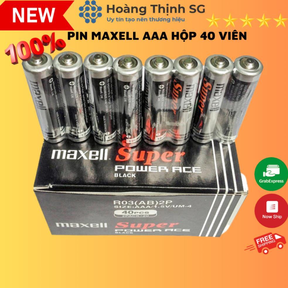Pin AAA (3A) Maxell Có bán lẻ 4 viên, pin tiểu AAA (3A) Maxell Super Power Chính hãng