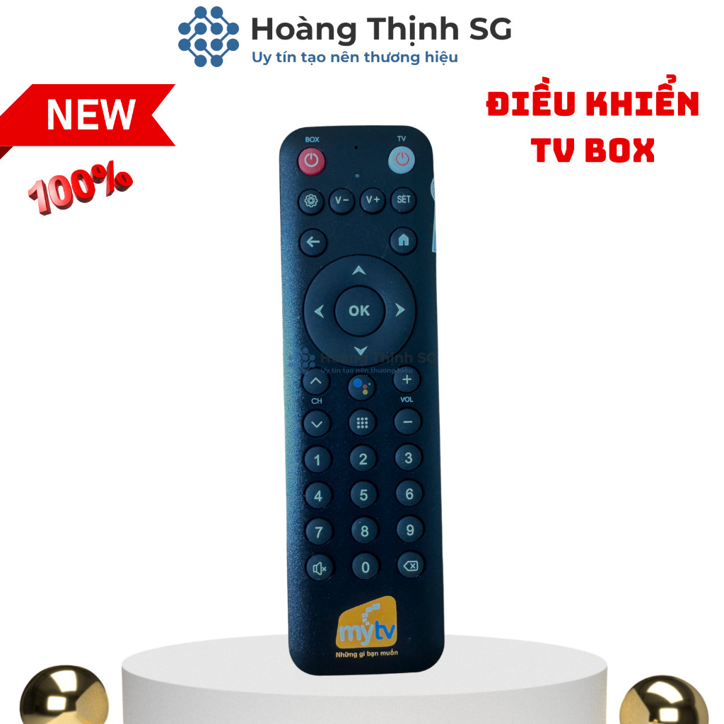 Điều khiển đầu thu box Mytv hàng loại tốt, remote TV BOX Mytv - Tặng kèm pin