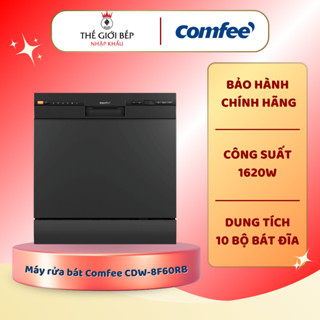 Máy rửa chén độc lập Comfee CDW-8F60RB – 10 Bộ Chén Đĩa, 7 Chương Trình Rửa