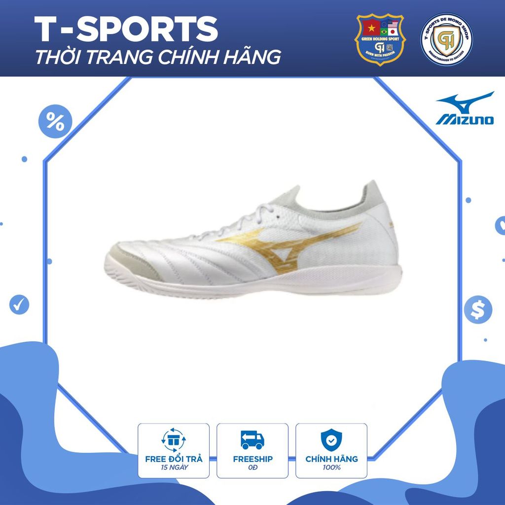 Giày đá bóng Mizuno Morelia Neo Sala Beta Made in Japan TF Platinum Silver - Galaxy Silver/Cool Gray