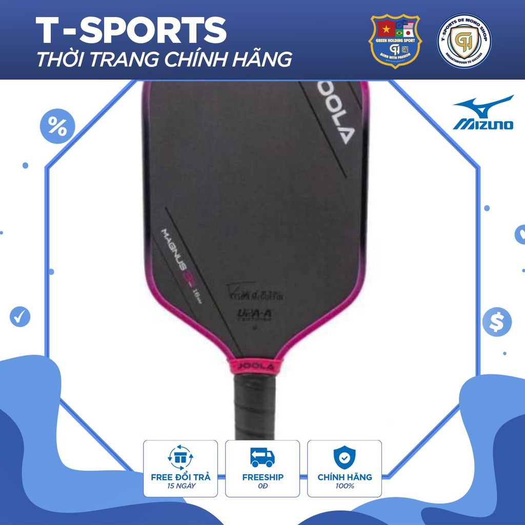 Vợt Pickleball Tyson McGuffin Magnus 3S 14mm và 16mm - Sức Mạnh Độ Xoáy & Kiểm Soát Tối Ưu với CFS &